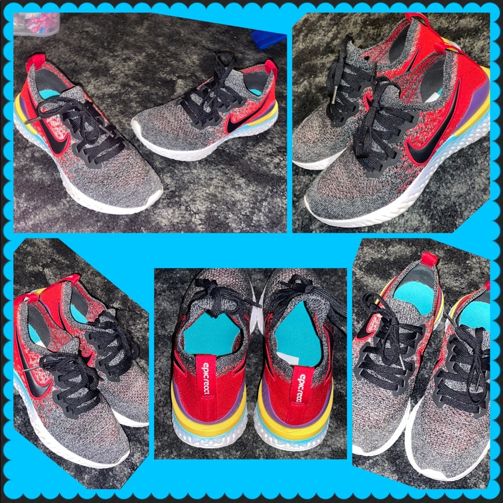 Nike Epic React Shoes Kids 4Y (Equivalent to what in women’s size 6/5 1/2)